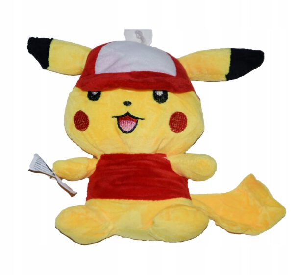 Maskotka pikachu w czapce 20cm